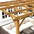 Outsunny 10' x 12' Outdoor Pergola with Arched Roof, Wood Gazebo Grape Trellis with Stable Structure, Concrete Anchors for Climbing Plant Support, Garden, Patio, Deck, Backyard, Dark Brown