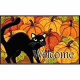 Pumpkin Patch Cat Doormat by MatMates