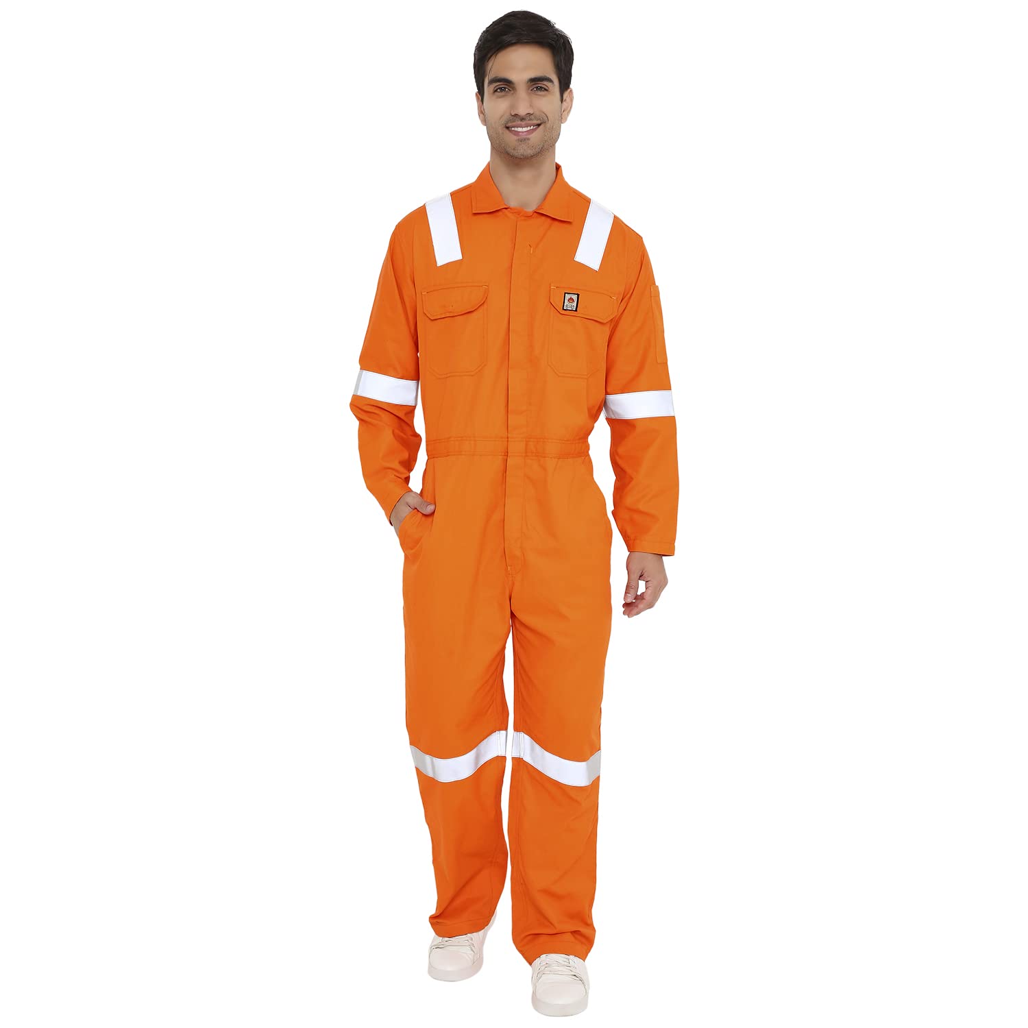 Associated Uniforms Mens Inherent Fire Retardant (IFR) Industrial Work Wear Coverall Boiler Suit of 240 GSM (S, Orange) (B0BT1VW3S5) Amazon Price History, Amazon Price Tracker