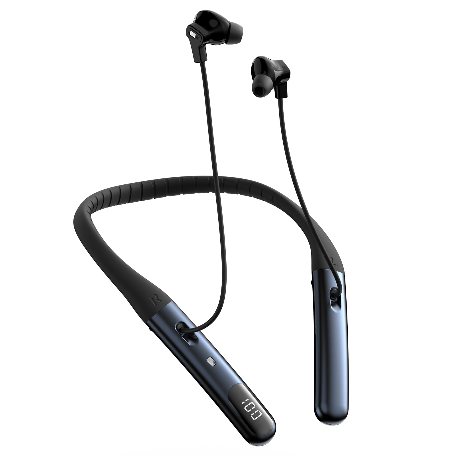 Hybrid Active Noise Cancelling Headphones Bluetooth 6.0 Neckband ANC, 100H