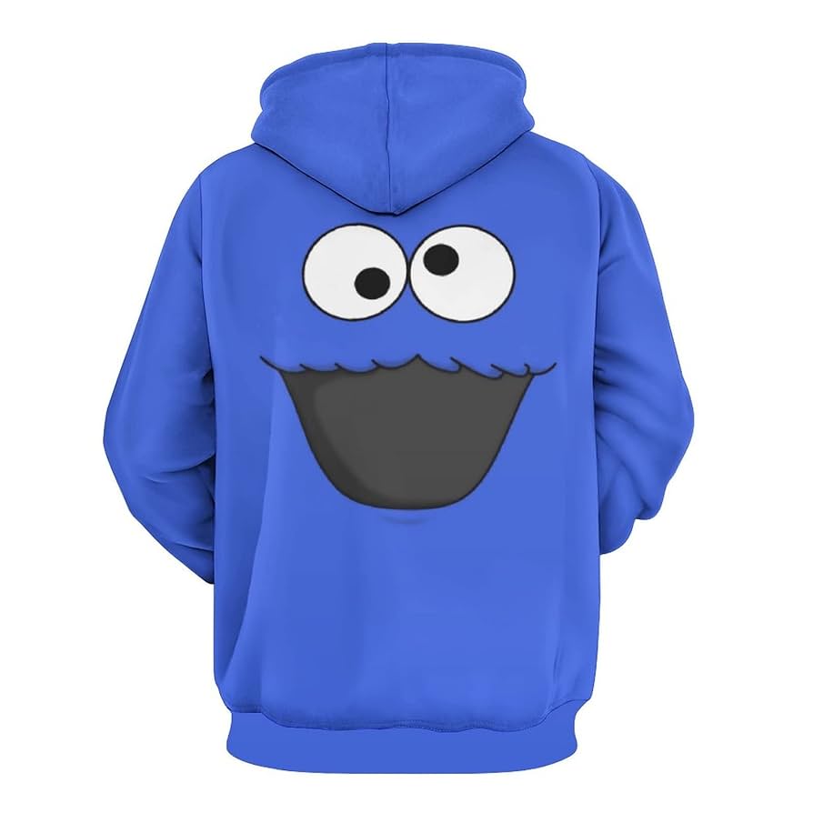 Amazon.co.jp: セサミストリート クッキーモンスター パーカー