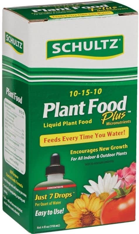 This liquid plant food comes in a 4 oz bottle, making it perfect for small gardens or indoor plants. The concentrated formula allows you to easily mix it with water and apply it directly to the soil, providing quick and effective nutrition for your plants. With regular use, Schultz SPF45160 All Purpose Liquid Plant Food 10-15-10 will help your plants thrive and flourish, producing beautiful flowers and healthy foliage.
