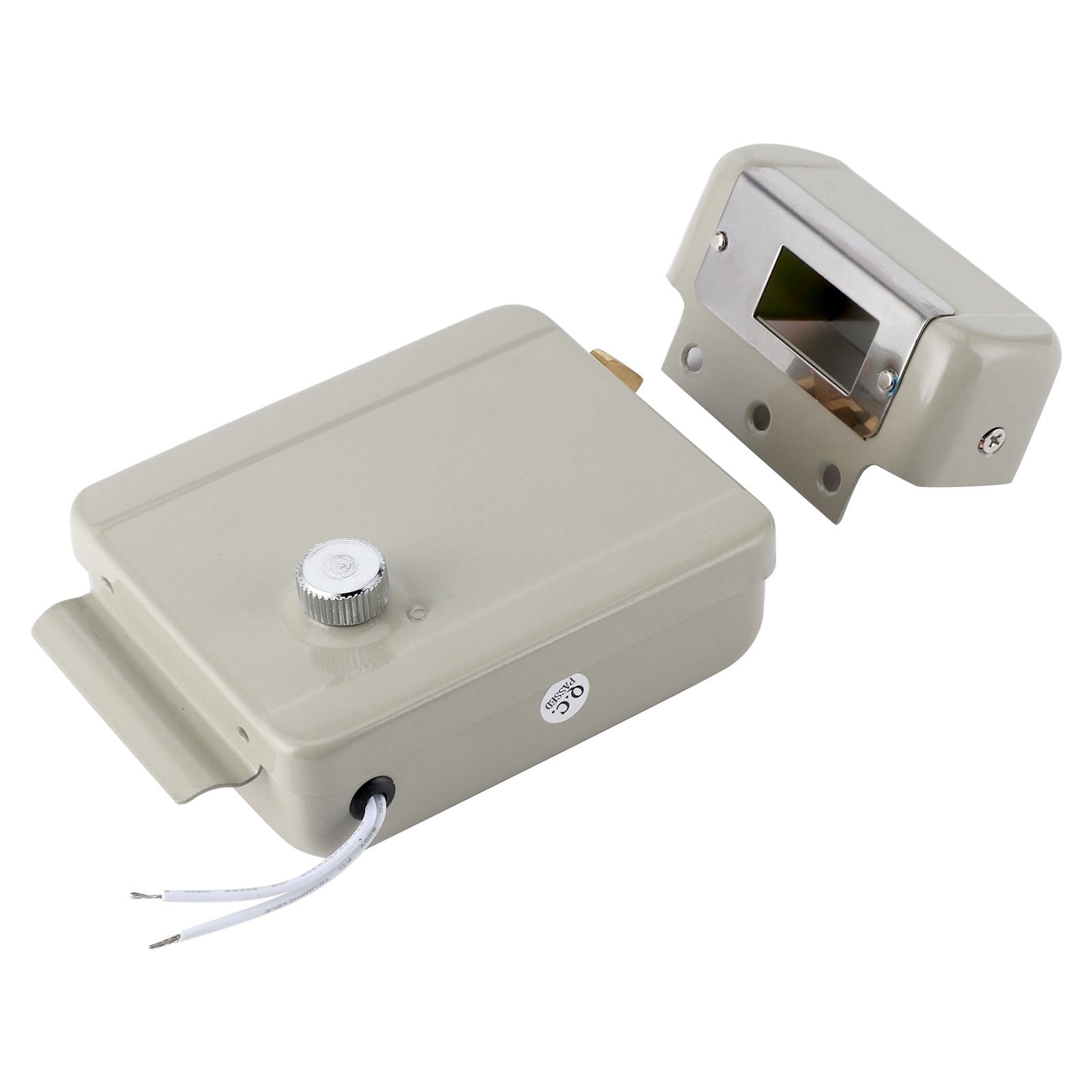 Naroote Serrure de Porte électrique, Gâche électromagnétique de Haute sécurité pour Contrôle D'accès Communautaire, Matériau en Fer 9-12V, 1 unité