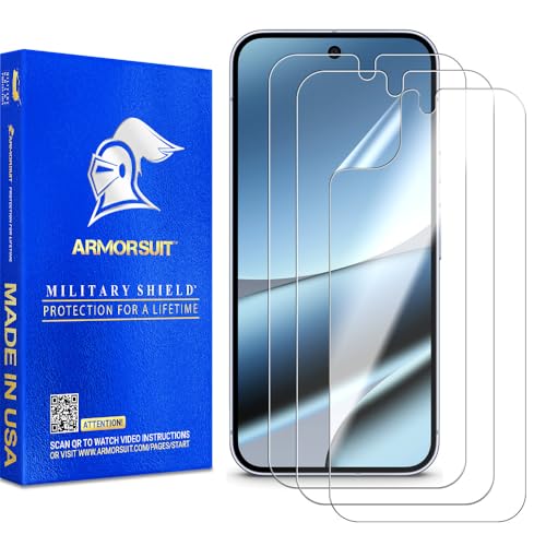 ArmorSuit 3 Pack for Google Pixel 10 Pro XL Screen Protector – Case Friendly, Fingerprint Unlock Supported, MilitaryShield HD Clear Film - Made in the USA