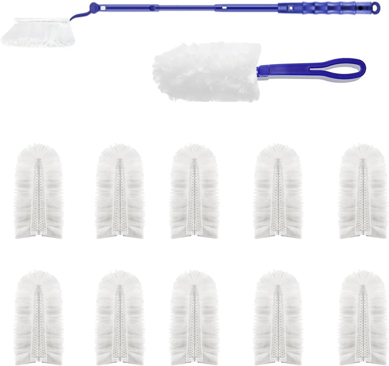 PEACHICHA Disposable Cleaning Dusters Kit with Handle,Disposable Duster Refills