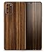 Design Skinz Bright Ebony Woodgrain | Protective Vinyl Decal Wrap Skin Cover Compatible with The Samsung Galaxy S9 Plus (Full-Body, Screen Trim & Back Glass Skin)