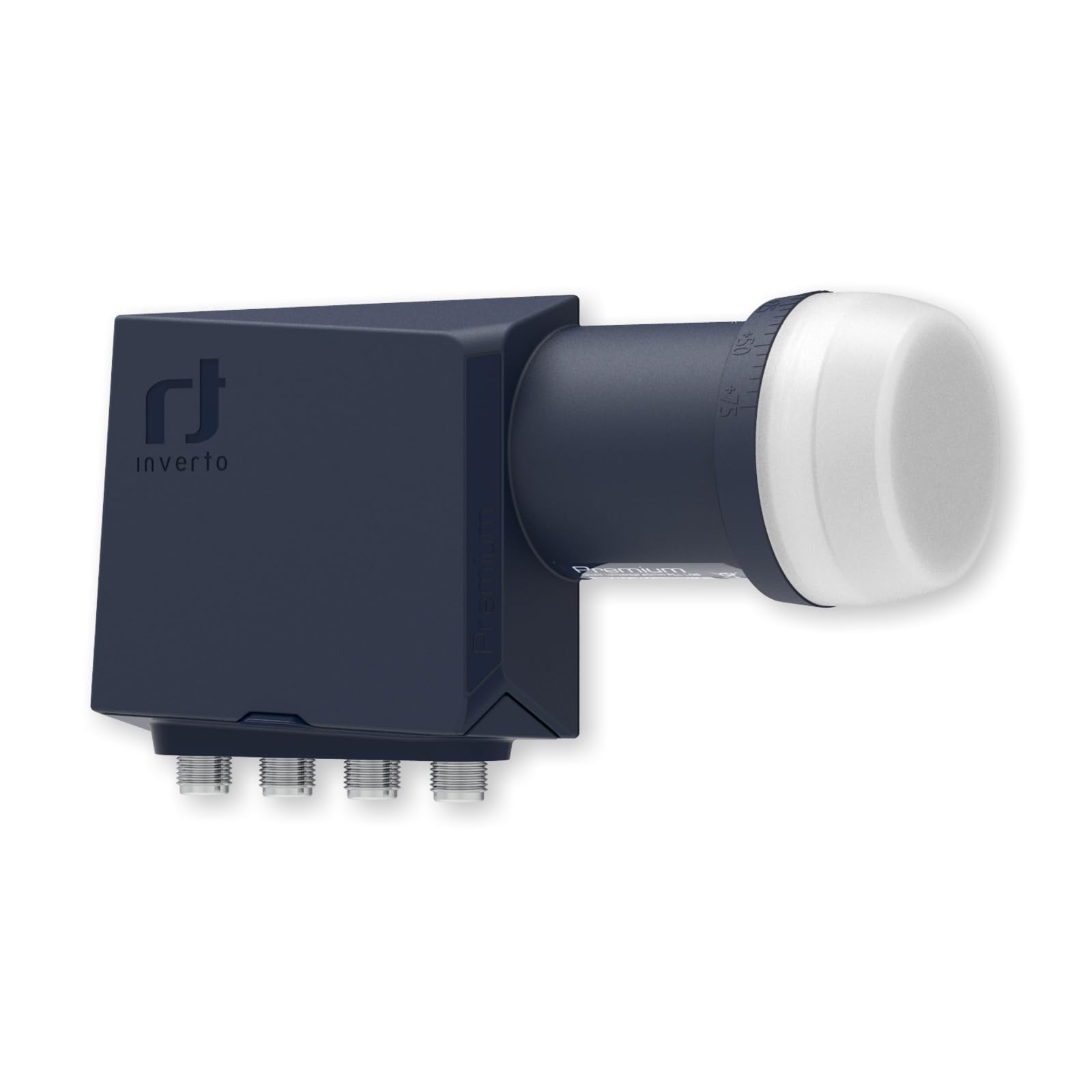 Inverto Quattro Premium LNB IDLP-QTL413-PREMU-OPN 40 mm, Full HD, 4K, avec filtre LTE (Quattro (IDLP-QTL413-PREMU-OPN))