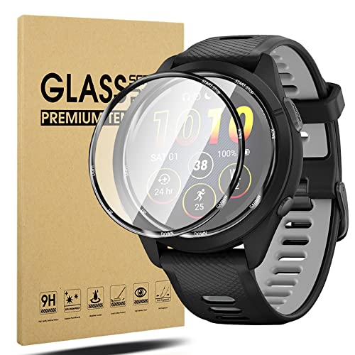 Suoman 2-Pack for Garmin Forerunner 265 Screen Protector [Anti-Scratch] Ultra-thin High Definition Soft Screen Protective Film