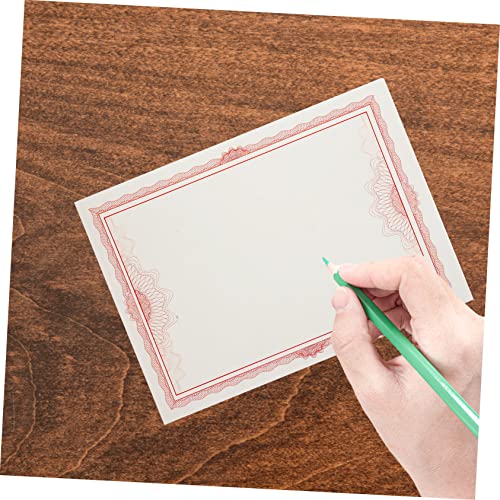 Papier certificat vide imprimable SHINEOFI pour récompense de bureau (18 feuilles)