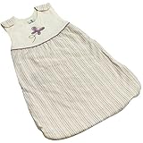 Be Be's Collection 695-26 90 cm Schlafsack Butterfly leicht wattiert, ecru/lila