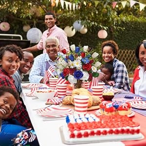 4pcspatrioticartificialflowersmixedbushredwhitebluerosetulipflowersmemorialdayflowerbouquetfor4thofjulyindependencedaygravehometabledecoration Urban Country Home Decor 4pcs patriotic artificial flowers mixed bush red white blue rose tulip flowers memorial day flower bouquet for 4th of july independence day grave home table decoration urban country home decor