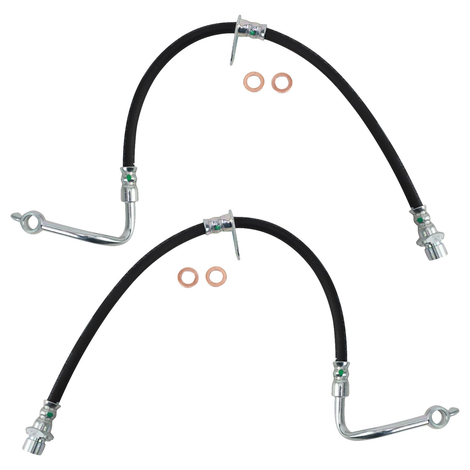 TRQ Front Brake Hose Set