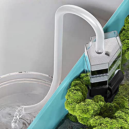 Technologymatter 265 Gph Multi-Layer Submersible Turtle Filter Low Water Level Aquarium Fish Tank Filter (4-Stage Filter) #TOP4