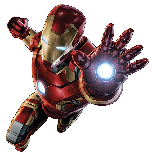 Stickasticker-Adesivo per Bambini, Iron Man per