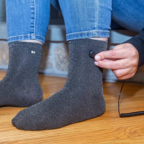 Grounding Socks Conductive Silver Fiber Earthing Socks One Size Fits Most Earth Connected Sock4