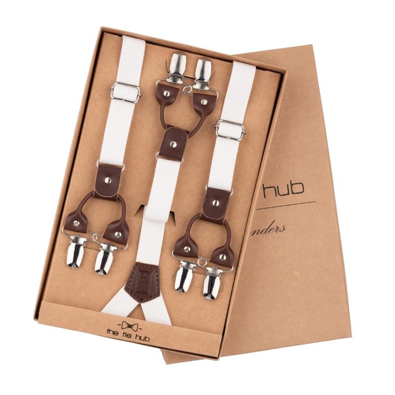 Image of The Tie Hub Ringside Y-Back Slim Fit Suspender for Men