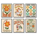 Hippie Wall Art Vintage Wall...
