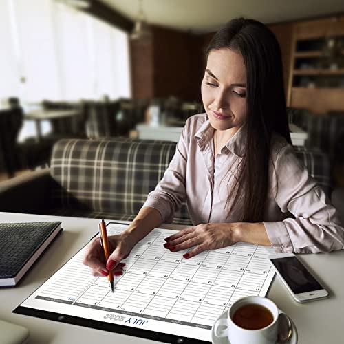 2023-2024 Desk Calendar - 18 Months Large Monthly Desk Calendar From Aug. 2023 - Dec. 2024, 17" X 12", Desk Pad, Large Ruled Blocks, To-Do List & Notes, Best Desk Calendar For Organizing #TOP1