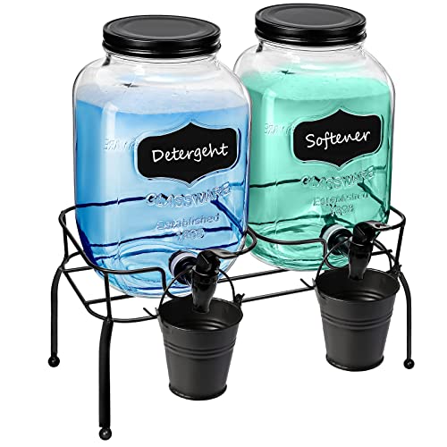 Elegant Glass Laundry Dispenser: Transform Your Laundry Space