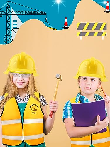 Disfraz de trabajador de construcción para niños 12 piezas miniatura 3