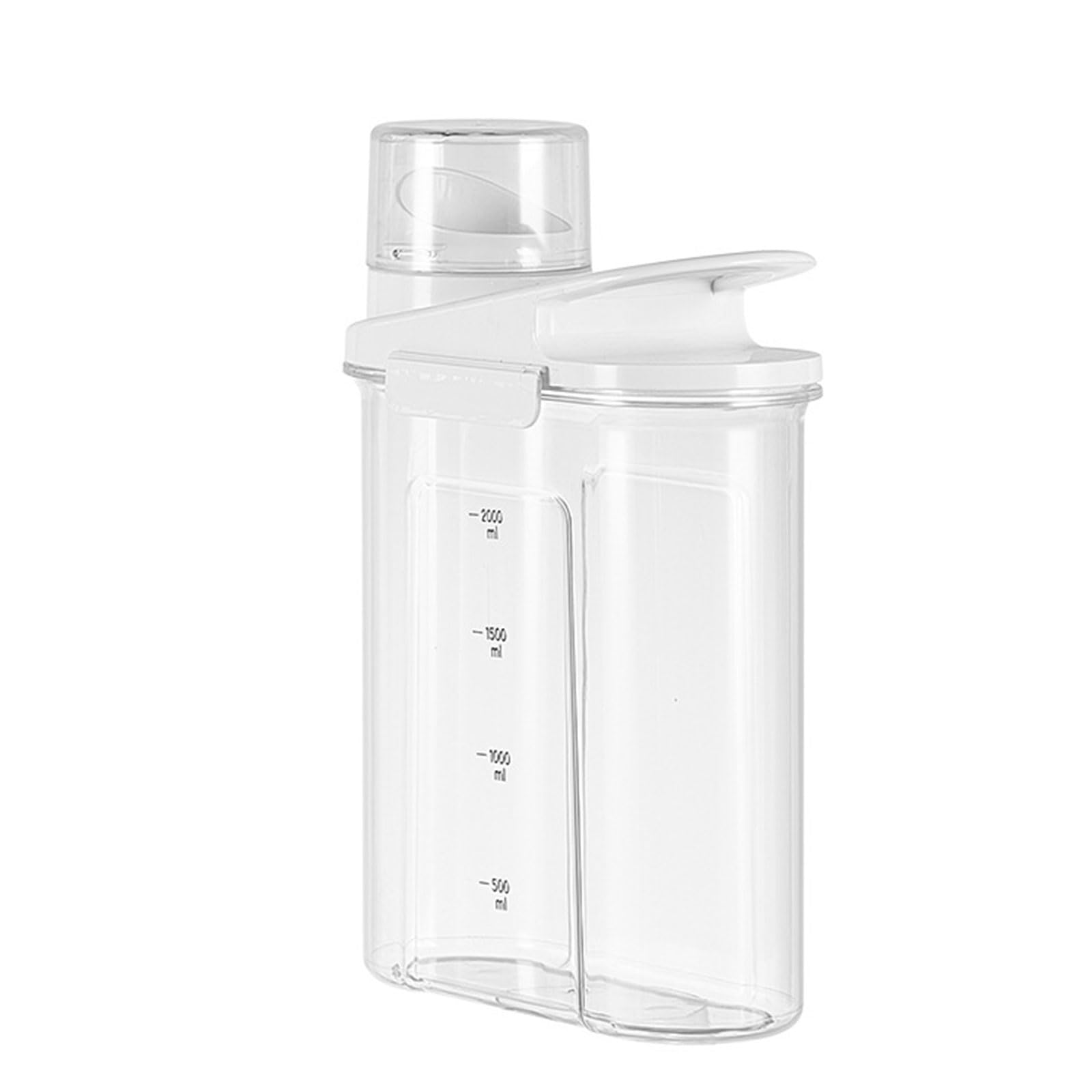 Xinsheinelry Food Organizers Clear Plastics Rice Bin with Sealed Rings Large Capacity Rice Bucket for Household Kitchen Transparents Food Jar