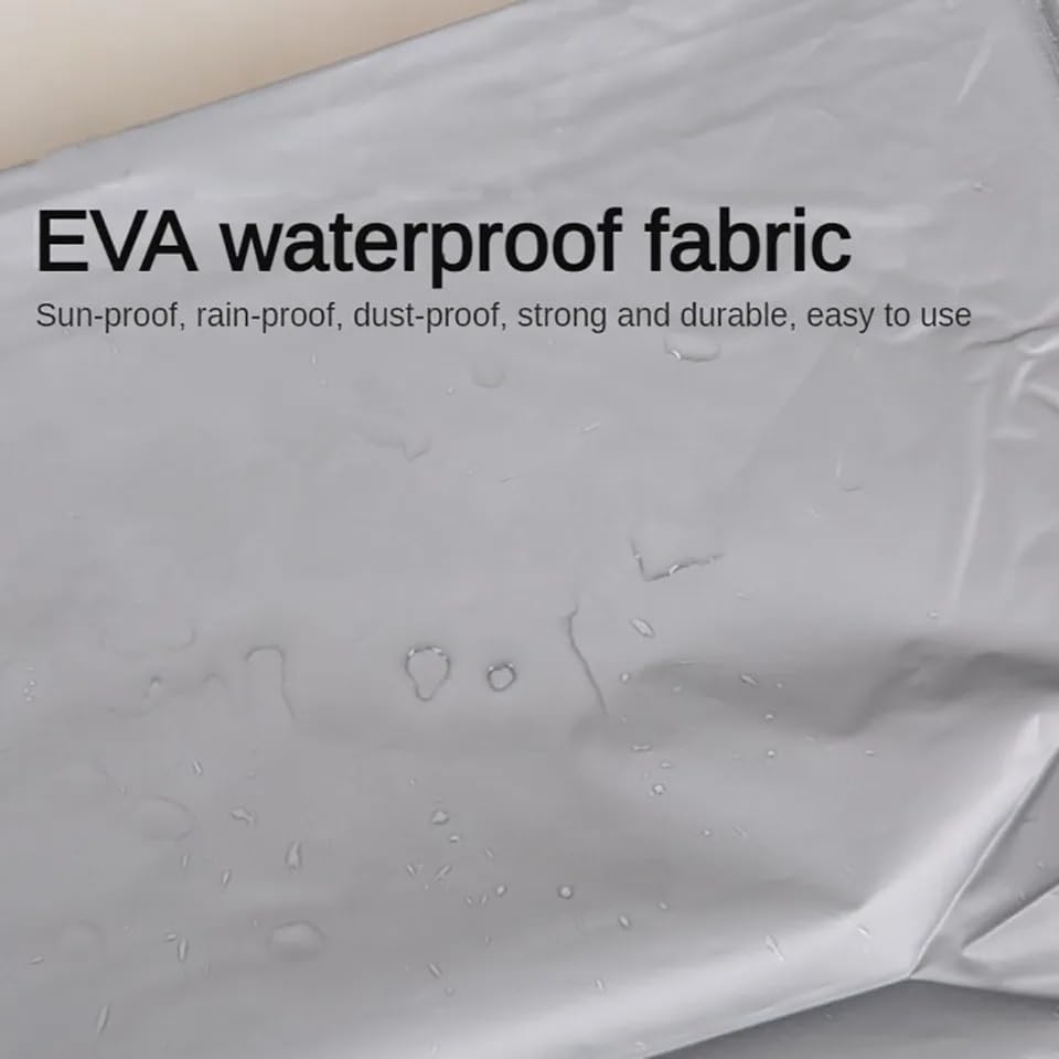 Housse De Vélo Imperméable EVA – Anti-UV, Protection Poussière Et Pluie – Taille 210x100 Cm, Velcro Facile – Pour Vélo Et Scooter