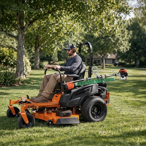 ALMULOO Adjustable Zero Turn Mower Trimmer Holder Fit for 1"-2" Roll Bars Quick Clamp Locking System -Green by ALMULOO - Image 7