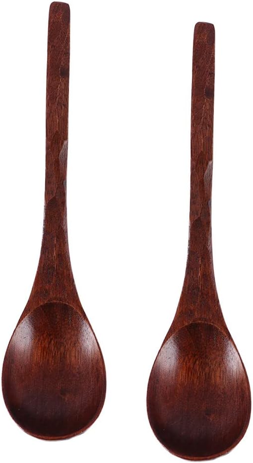 Amazon.com: Vctitil Tortoise Shell Wood Spoon 2PCS Wooden Spoons Turtle ...