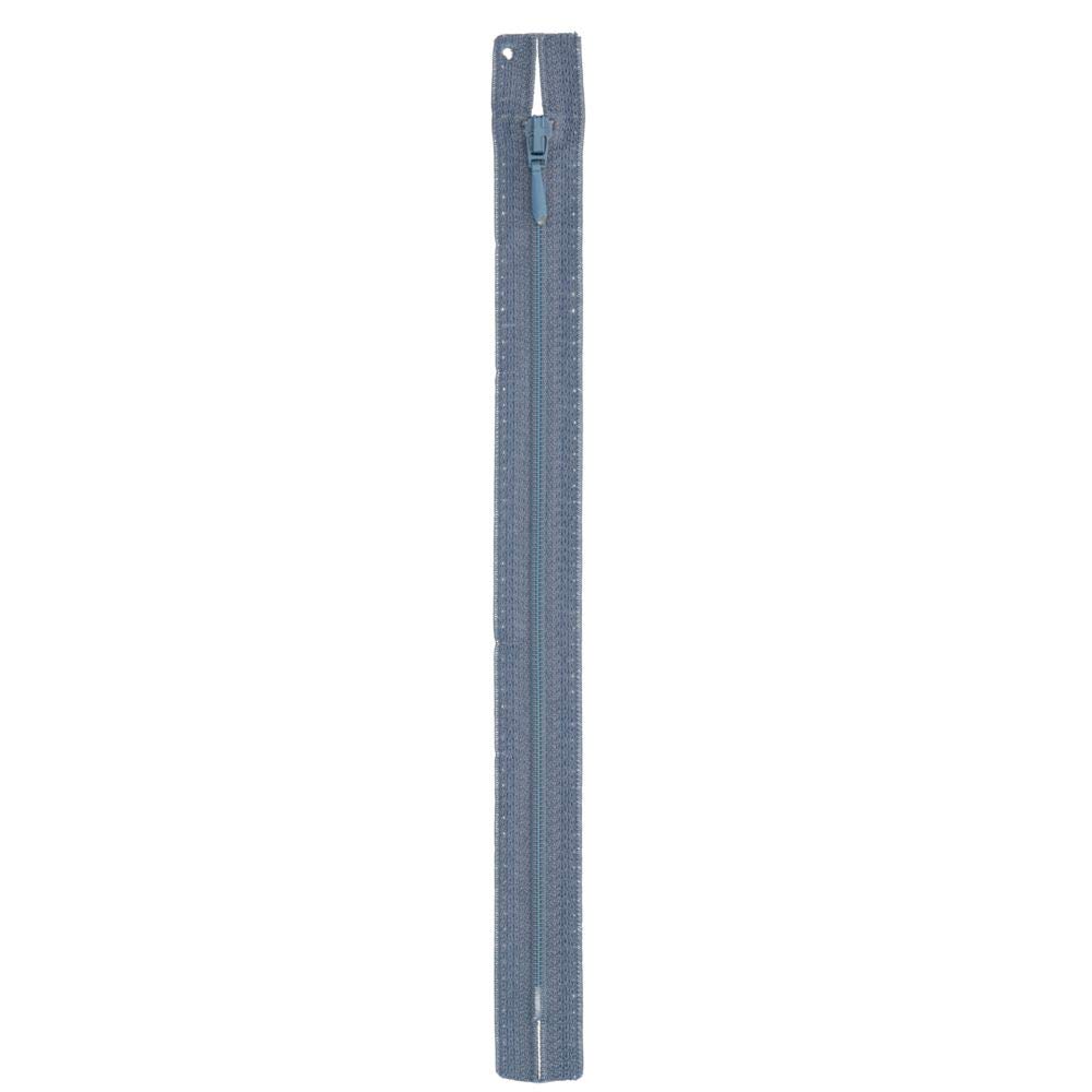 Opti Zip fastening, 100% polyester, 00027 Blue, 50 cm, #00027 Blue - Image 2