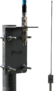 Pixel Technologies AFHD-4 AM FM HD Radio Long Range Antenna with 25 Feet of RG6 Coax Cable, Daytime Reception FM Stereo 80 Miles, FM HD 50 Miles, AM (Mono) 90 Miles, AM HD 50 Miles