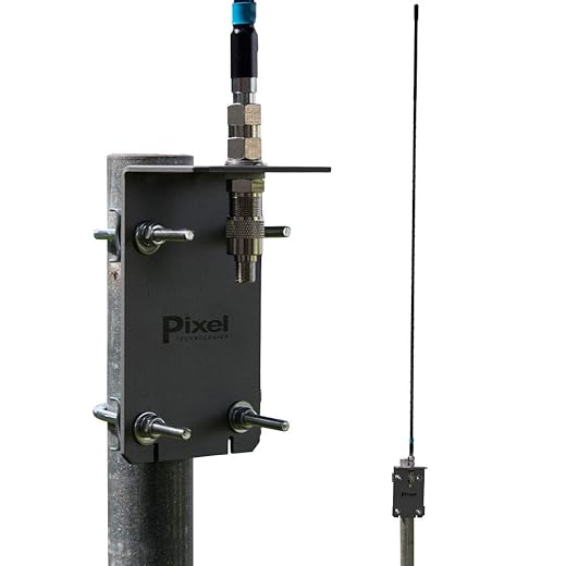 Pixel Technologies AFHD-4 AM FM HD Radio Long Range Antenna with 25 Feet of RG6 Coax Cable, Daytime Reception FM Stereo 80 Miles, FM HD 50 Miles, AM (Mono) 90 Miles, AM HD 50 Miles
