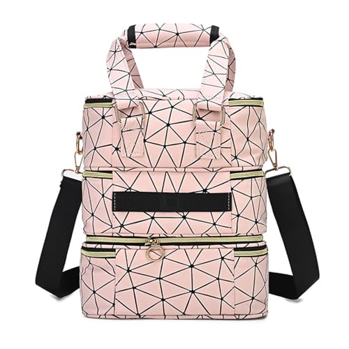 Organisateur de vernis élégant MagiDeal avec finitions soignées coloris rose