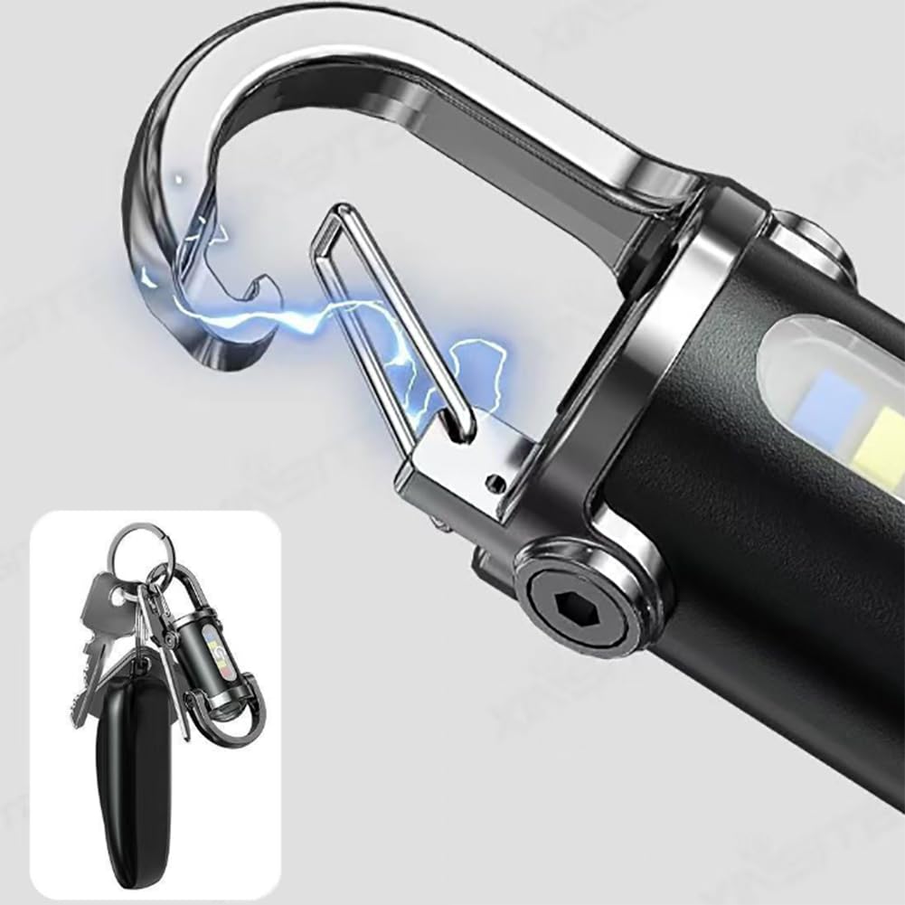 Mini Lampe De Poche Porte-clés - 1200 Lm - LED Super