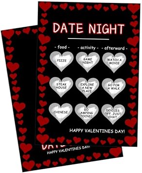 Naughty Date Night Scratch Card, Funny Scratch Off Valentines Cards, Naughty Sexy Scratch Off Cards for Him Boyfriend Husband, Sex Scratch Off Cards, Naughty Valentine Card for Husband Wife Him Her