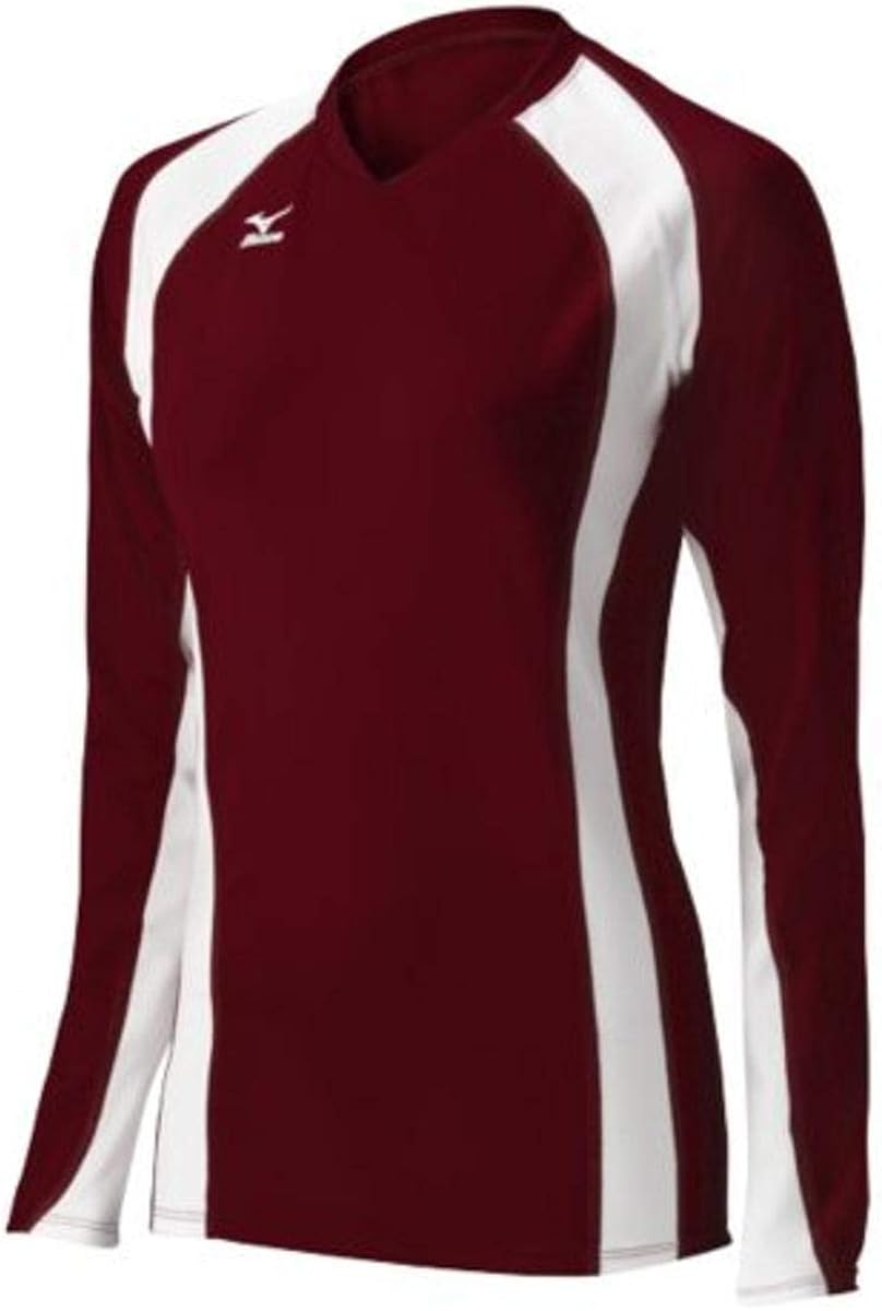 Mizuno Women's Volleyball Techno Volley V Long Sleeve Jersey : Clothing, Shoes & Jewelry