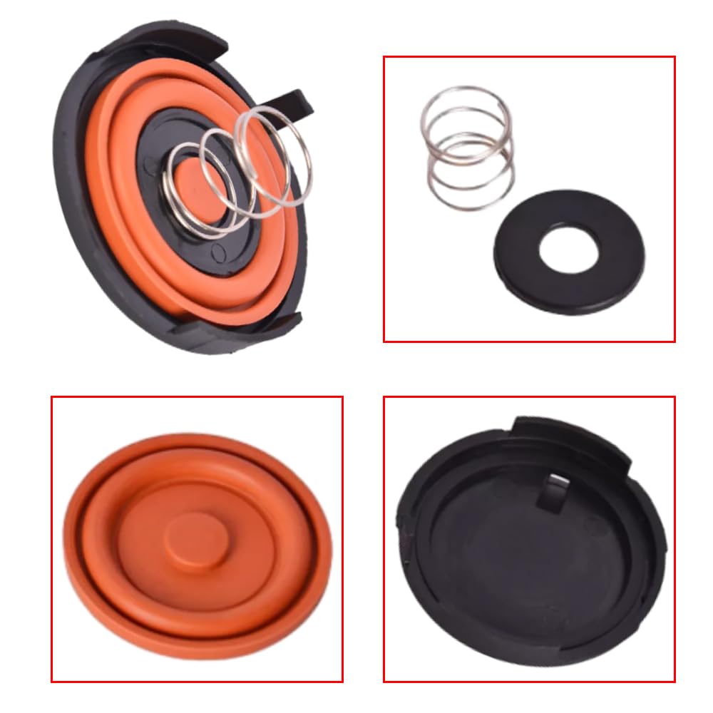 Riloer Kit di riparazione coperchio valvola PCV, kit di riparazione membrana PCV, tappo valvola PCV, membrana coperchio valvola PCV compatibile con Opel Adam Hatchback, 55573746