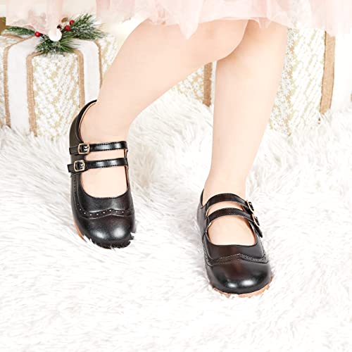 Image of Otter MOMO Toddler /Little Girls Mary Jane Slip-on School Uniform Party Dress Shoes