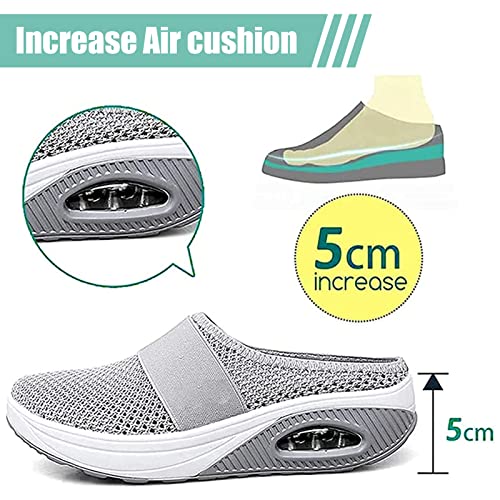 Kkrogtp Diabetic Air Cushion Orthopedic Shoes for Elderly Women