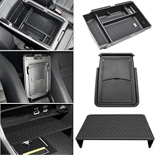 3PCS Center Console Organizer for Honda 2023 2024 2025 2026 CRV Accessories Middle Console Organizer CR-V Interior Armrest Insert Tray Hidden Storage Box Secret Compartment