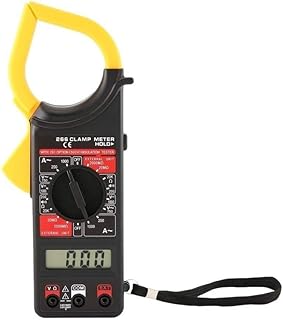 JF-XUAN Precise instrument DT266 Digital Current Clamp Meter Buzzer Data Hold Non-Contact Multimeter Voltmeter Ohmmeter Ammeter Ohmmeter Volt AC DC Meter Digital Multimeter