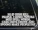 So if Guns Kill People, Pencils Miss Spell Words, Cars Drive Drunk, and Spoons Make People Fat - Funny - Die Cut Decal Bumper Sticker for Motorcycles, Windows, Cars, Trucks, Laptops, Etc.