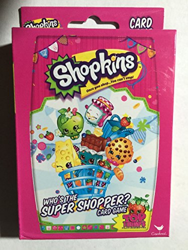 Shopkins Who's The Super Shopper Card Game, 2 Players or More, Ages 3 & Up