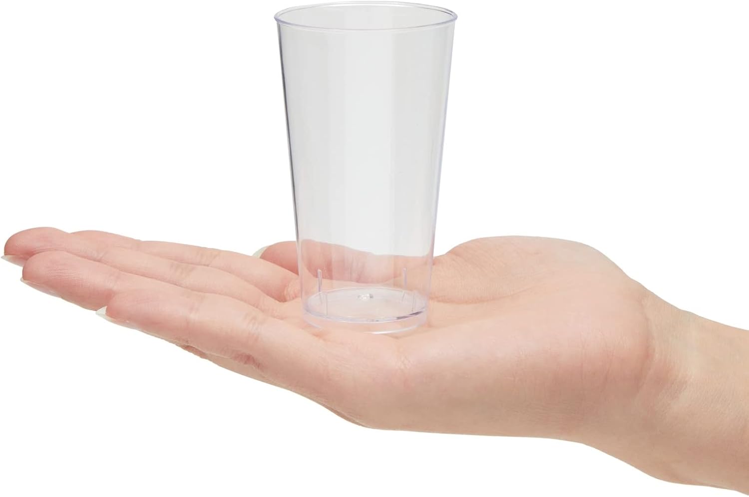 Juvale Mini Dessert Cups - 72-Piece Clear Plastic, 3oz & 5 Oz - Disposable & Reusable Dessert Shot Glasses & Appetizer Cups for Weddings, Baby Showers, Birthday Parties