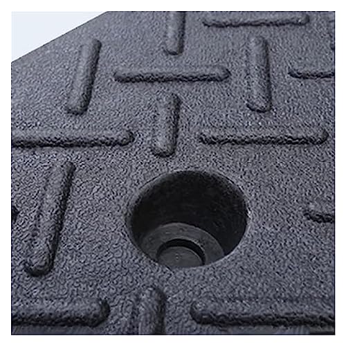Car Driveway Rubber Curb Ramps, Portable Driveway Ramps for Low Cars, Anti-Slip Garage Ramp for, Doorway Threshold Ramps for Walkers ()