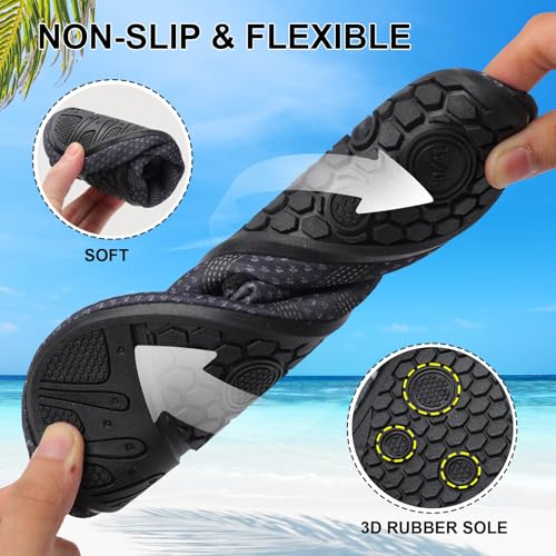 Water Shoes for Women Men Park Cruise Trip Accessories Must Haves Yoga Volleyball Sport Camp Kayak Dive Surf3