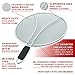 Bellemain Frying Pan Splatter Guard | Stainless Steel Fry Pan Splatter Screen with Soft Grip Handle | Heavy Duty Grease Splatter Guard, Bacon Splatter Screen, Backsplash Protector, 13”