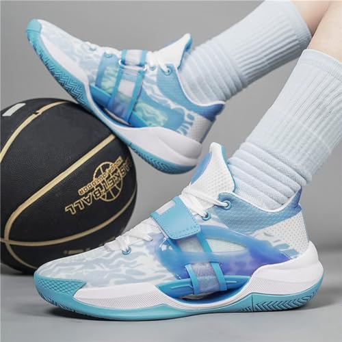 Mens Basketball Shoes for Women High Top Outdoor Streetball Master Breathable Non Slip Fashion Running Sneakers4