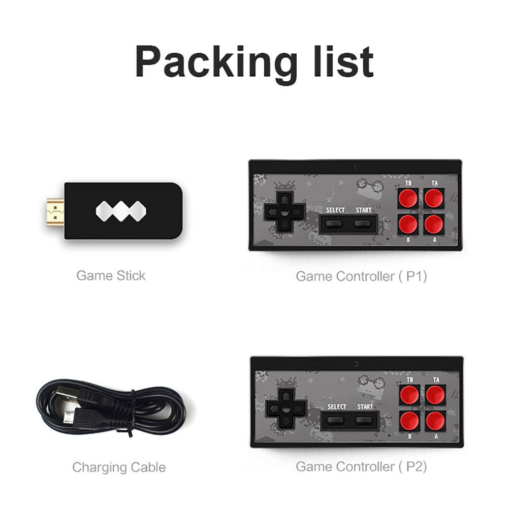 Dear, you Retro Spielmaschine HDMI High-Definition Eingebaute 568 Classic Videospiel USB Handheld Retro Game Handle Controller, Home HD Y2 Classic Videospielkonsole