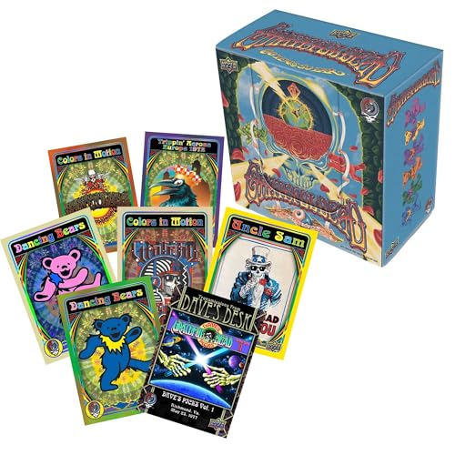 Grateful Dead 2025 Upper Deck Lot de 55 cartes collector pour les fans de rock