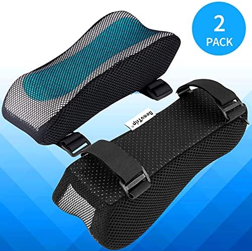 BEAUTRIP Ergonomic Armrest Pads- Office Chair Arm Rest Cover Pillow - Elbow Support Cushion for Computer, Gaming and Desk Chairs (Set of 2)